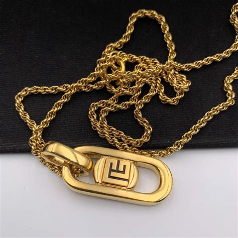 balmain gold necklace replica